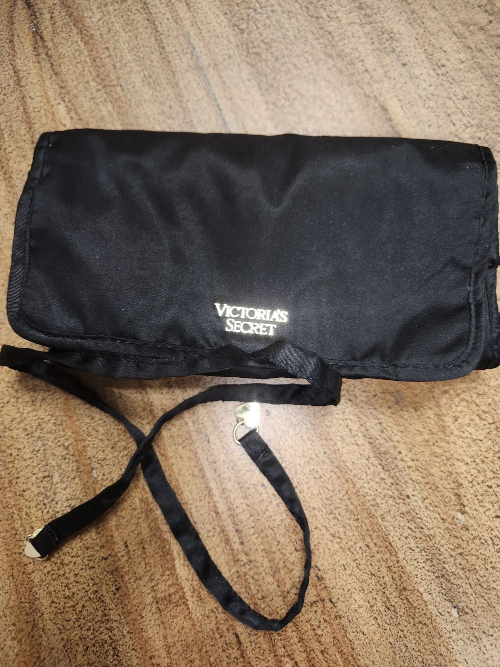 Victoria's Secret Black Foldable Travel Jewelry Organizer